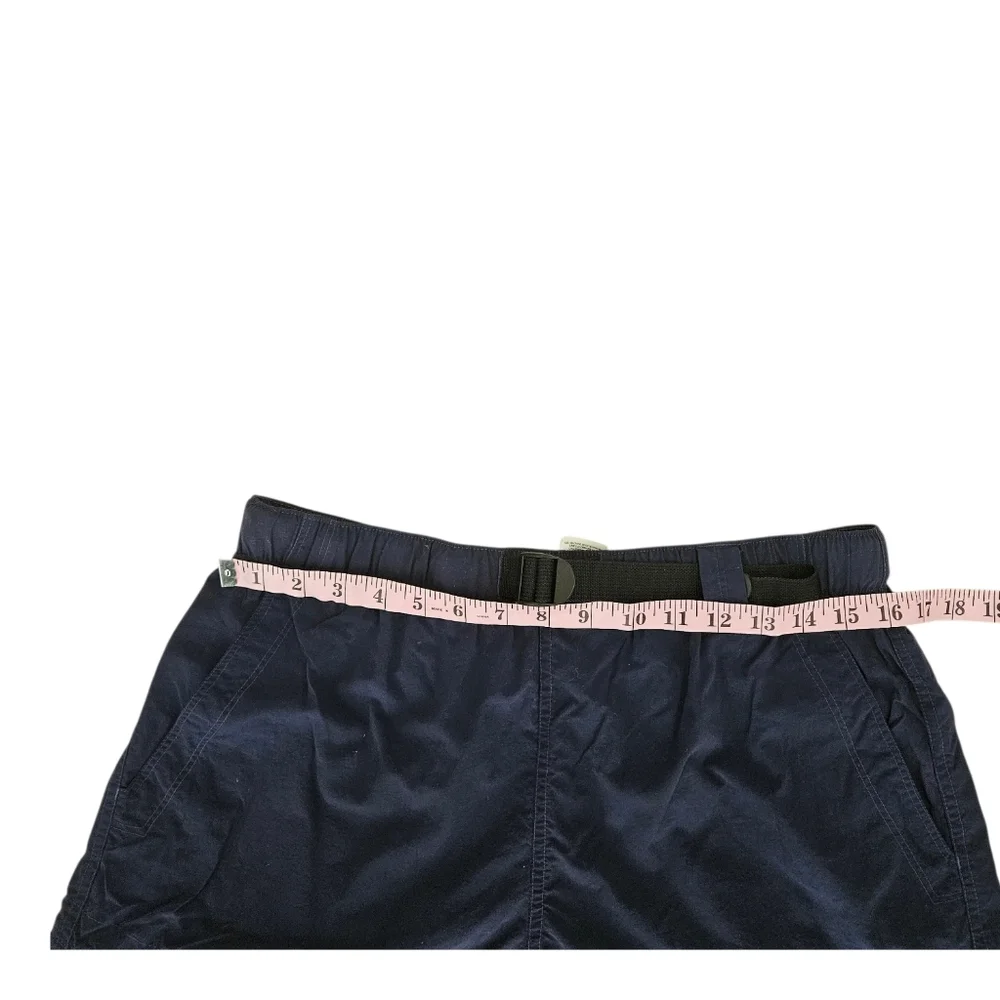 The North Face Men's Shorts Cargo Belted Medium Nylon Blue Outdoor